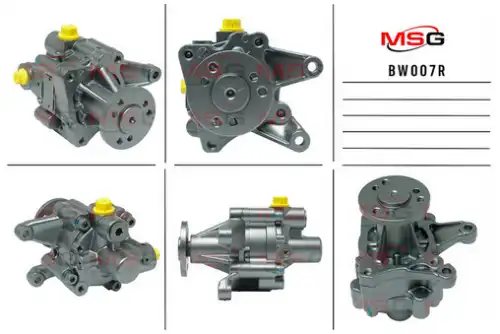 Насос гидроусилителя руля MSG REBUILDING BW 007R