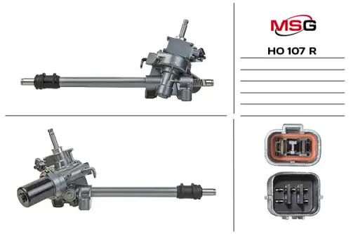Рулевая рейка MSG REBUILDING HO 107R