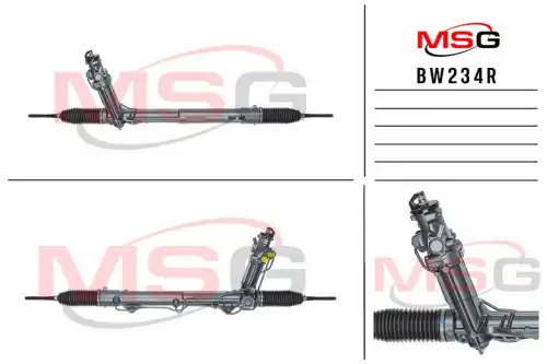 Рулевая рейка MSG REBUILDING BW 234R