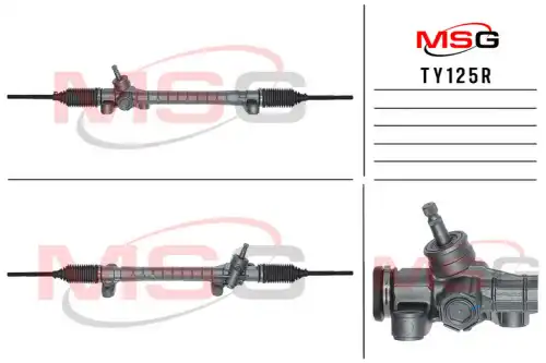 Рулевая рейка MSG REBUILDING TY125R