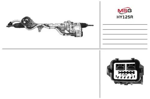 Рулевая рейка MSG REBUILDING HY125R