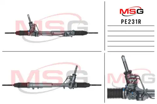 Рулевая рейка MSG REBUILDING PE 231R