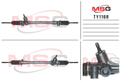 Рулевая рейка MSG REBUILDING TY 116R