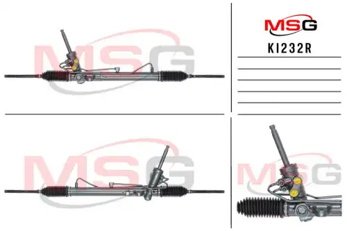 Рулевая рейка MSG REBUILDING KI232R