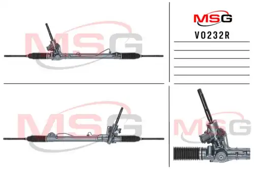 Рулевая рейка MSG REBUILDING VO 232R
