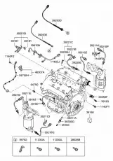 Датчик детонации двигателя(hyundai/kia) 39250-3E110