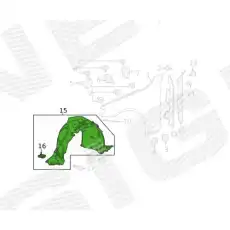 Подкрылок SIGNEDA PBZ11106AL