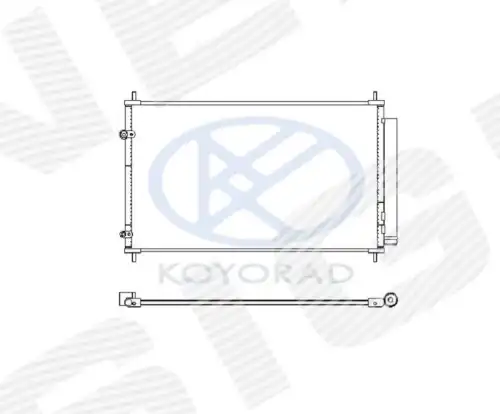 Радиатор кондиционера (конденсатор) SIGNEDA RC940804K