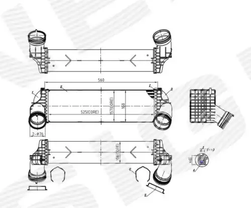 Интеркулер SIGNEDA RI96364