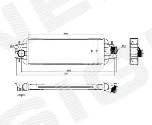 Интеркулер SIGNEDA RI96775