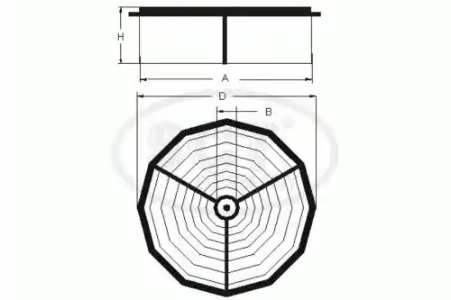 Фильтр воздушный SCT SB 259