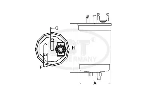 Топливный фильтр SCT ST 6070