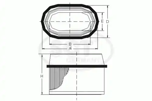 Фильтр воздушный SCT SB 213
