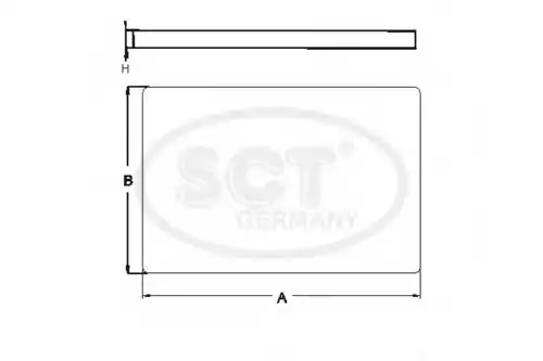 Салонный фильтр SCT SA 1131