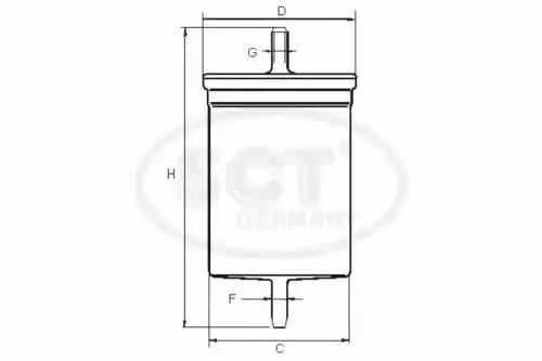 Топливный фильтр SCT ST 6085