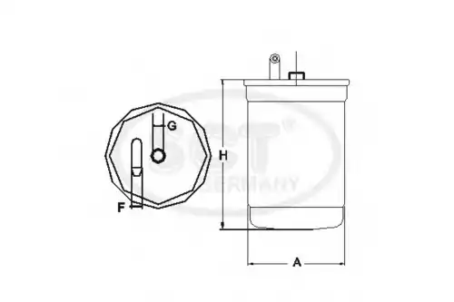 Топливный фильтр SCT ST 6061