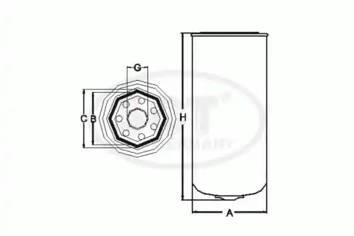 Топливный фильтр SCT ST 6089