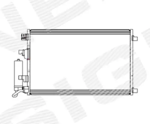 Радиатор кондиционера (конденсатор) SIGNEDA RC940402