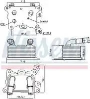 Радиатор кондиционера (конденсатор) NISSENS 91193