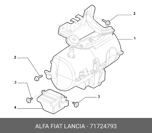 Насос гидроусилителя руля ALFA ROMEO 71724793