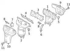 Protector - heat, rh 285253C760 HYUNDAI