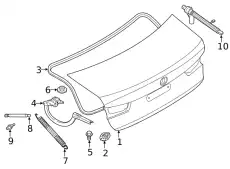 Уплотнитель двери BMW 51765A05999