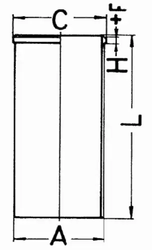 ГИЛЬЗА ЦИЛИНДРА ДВИГАТЕЛЯ 88355190 KS