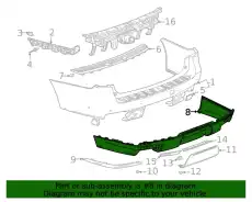 F-FASCIA 84733665 GM
