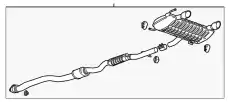 F-MUFFLER 19420279 GM