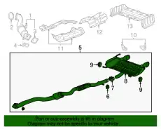 F-MUFFLER 19420279 GM