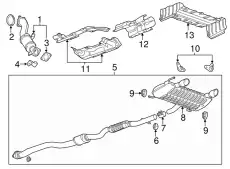 F-MUFFLER 19420279 GM