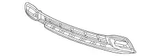 Решетка бампера GM 42615771