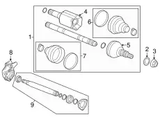 SHAFT 84628596 GM