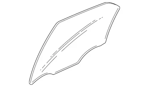 WINDOW,RR S/D 21998124 CADILLAC
