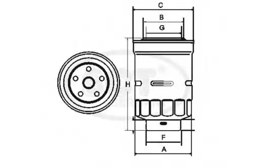 Топливный фильтр SCT ST 322