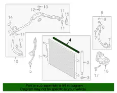 Seal - condenser 97798G2000 HYUNDAI