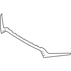 Moulding - front bumper center, upper 86585G2000 HYUNDAI