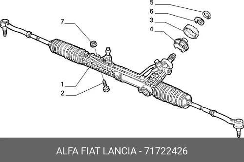Рулевая рейка ALFA ROMEO 71722426