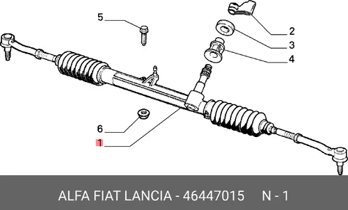 Рулевая рейка ALFA ROMEO 46447015