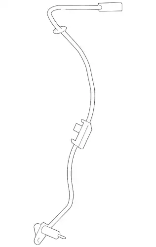 Sensor assy-abs rear wheel,lh 599103X500 HYUNDAI