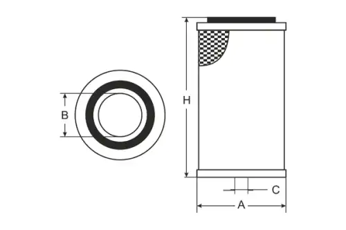 Фильтр воздушный SCT SB3307