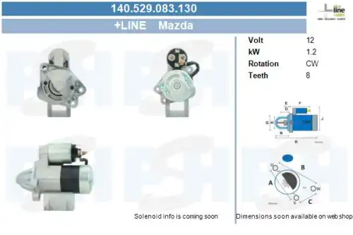 Стартер CV PSH 140.529.083.130