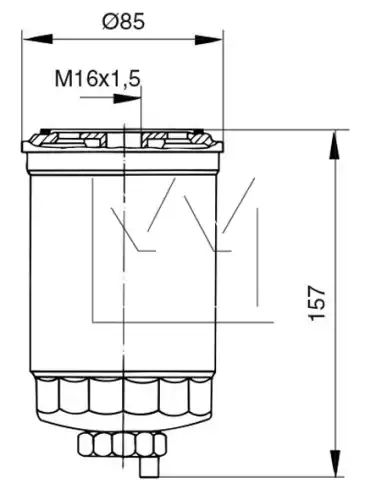 Топливный фильтр MONARK 030 789 106