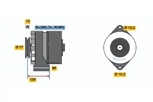 Генератор BOSCH 9 120 144 122