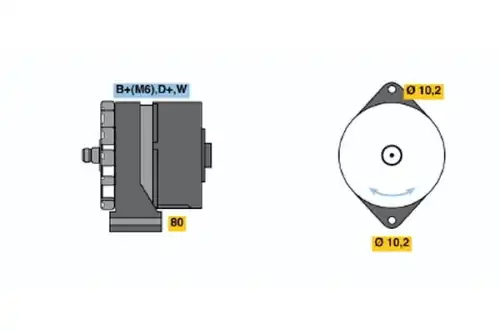 Генератор BOSCH 0 120 489 192