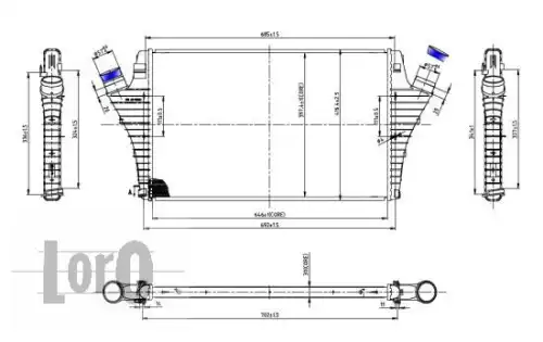 Интеркулер ABAKUS 037-018-0006