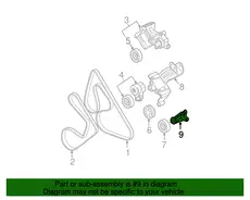 BRACKET,BELT IDLER PUL 24505445 PONTIAC