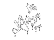 BRACKET,BELT IDLER PUL 24505445 PONTIAC