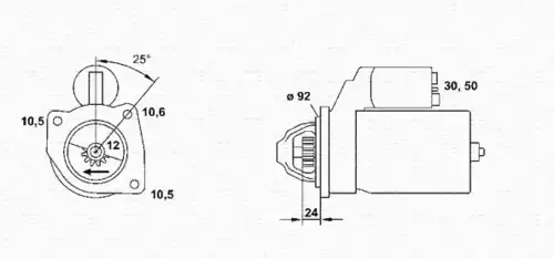 Стартер MAGNETI MARELLI 063227501010