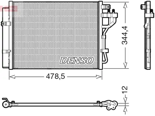 Конденсор DCN43006 DENSO